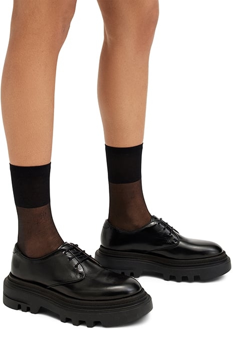 ALEXIA LACE UP BLACK SHINE 2