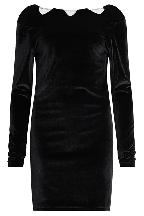 REGINA VELVET DRESS BLACK 5