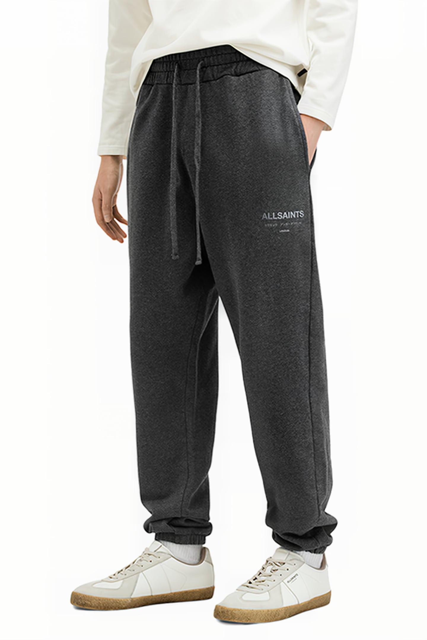 UNDRGRND SWEATPANT GRVSTONE GREY MARL 1