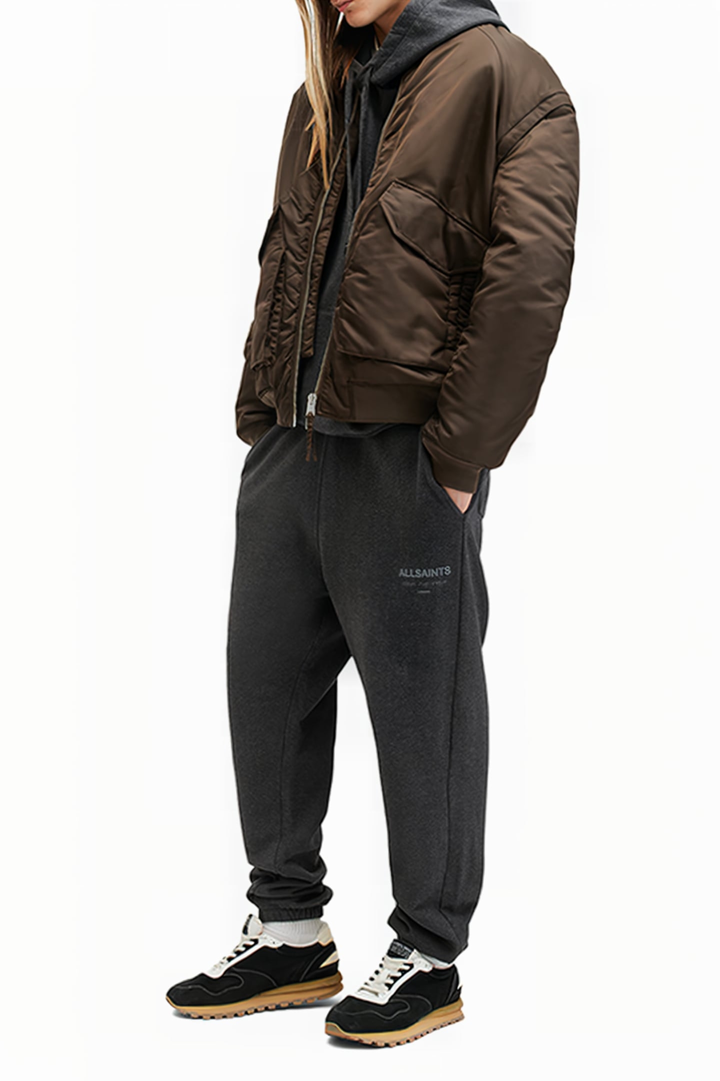 UNDRGRND SWEATPANT GRVSTONE GREY MARL 6