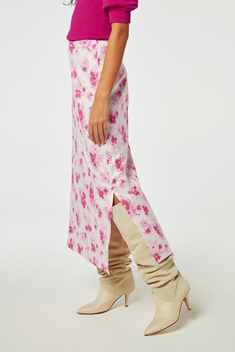 LAURIE SKIRT HOT PINK/CREAM WHITE 4