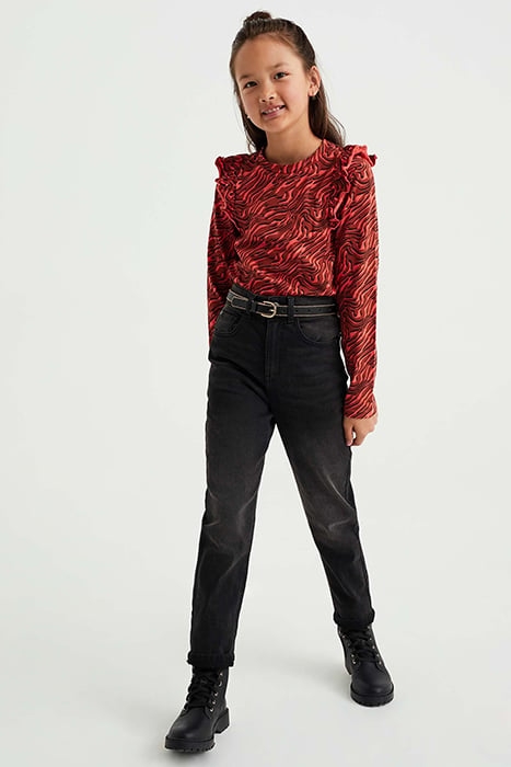 5-POCKET HIGH RISE BLACK 2