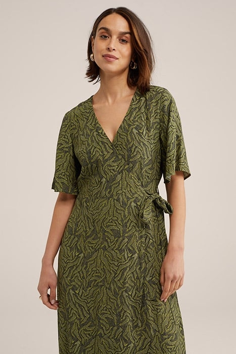 DRESS MID LENGTH GREEN 4