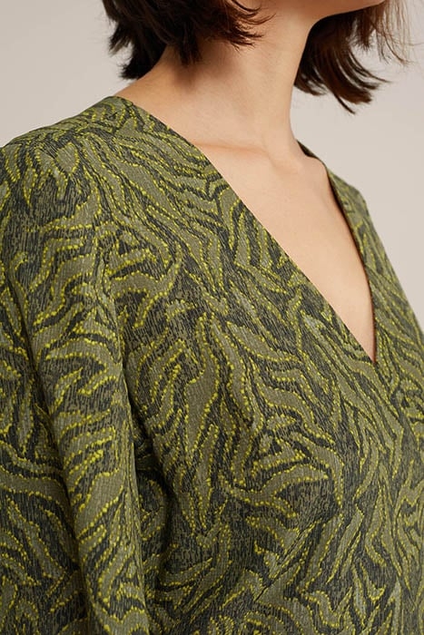 DRESS MID LENGTH GREEN 6