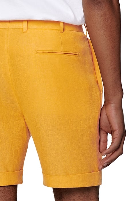 YELLOW SLIM LEG SHORTS 6