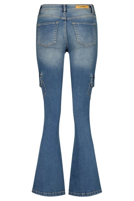 SUNRISE CARGO JEANS MID BLUE STONE 2