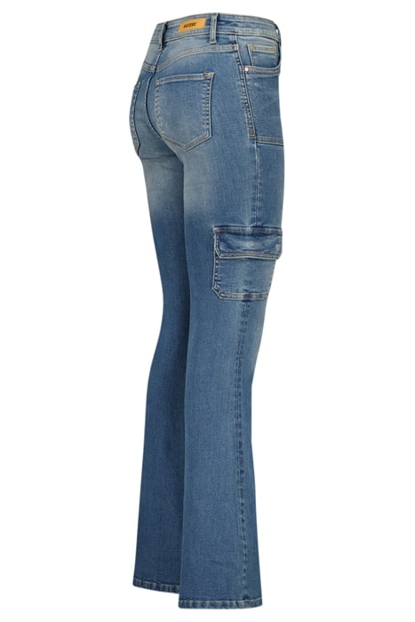 SUNRISE CARGO JEANS MID BLUE STONE 3