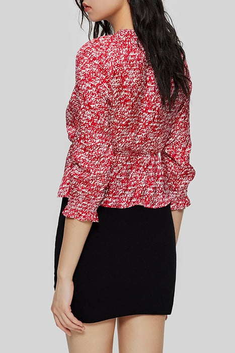 BLACK KNIT A-LINE SHORT SKIRT 5