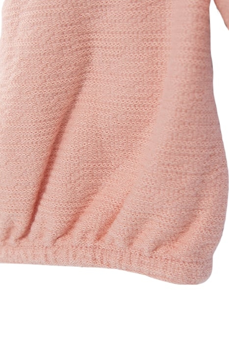 BABY GIRLS’ PINK GAUZE-STYLE SWEATSHIRT FABRIC CARDIGAN 5