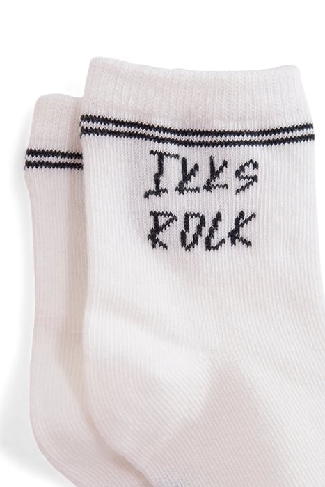 BABY BOYS’ YELLOW AND WHITE SOCKS 3