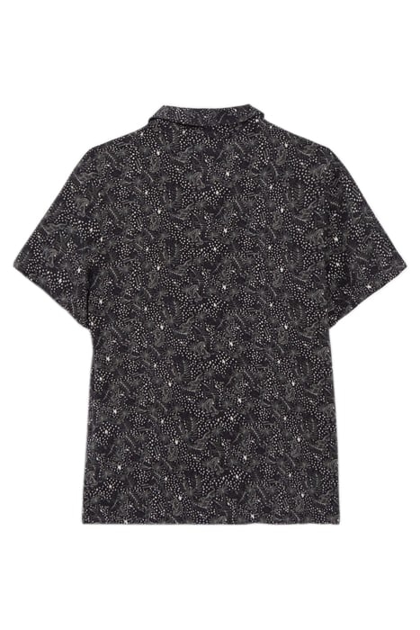 BOYS' BLACK LENZING™ ECOVERO™ EXOTIC PRINT SHIRT 2