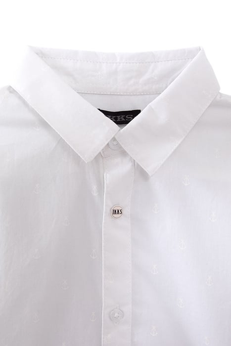 BOYS’ WHITE ANCHOR PRINT SHIRT 4