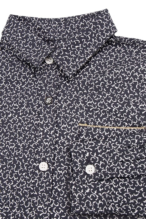 BOY'S BLACK ARABESQUE SHIRT 4