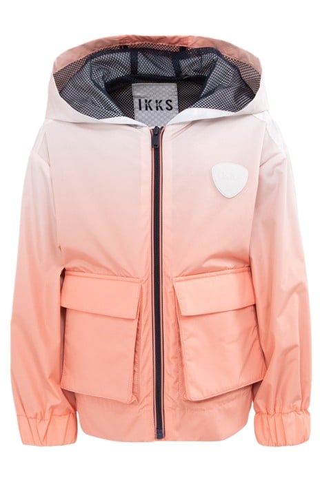 BOYS’ NEON ORANGE WINDCHEATER WITH DEEP-DYE EFFECT 1