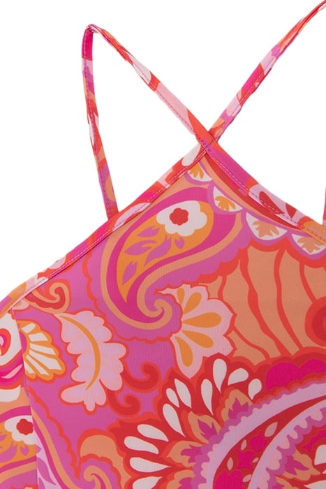 GIRLS’ PINK VEST TOP WITH PSYCHEDELIC PRINT 3