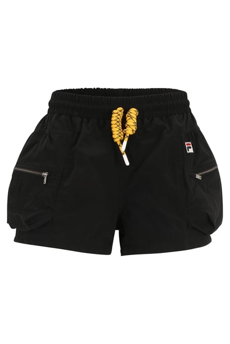 CRINKLE NYLON SHORTS WITH SIZE POCKETS BLACK 4