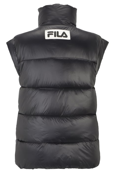 LUZK LONG PUFFER VEST BLACK 5