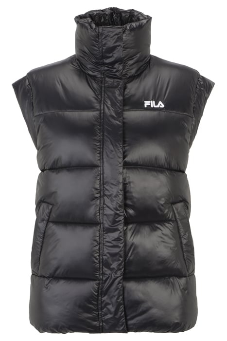 LUZK LONG PUFFER VEST BLACK 4
