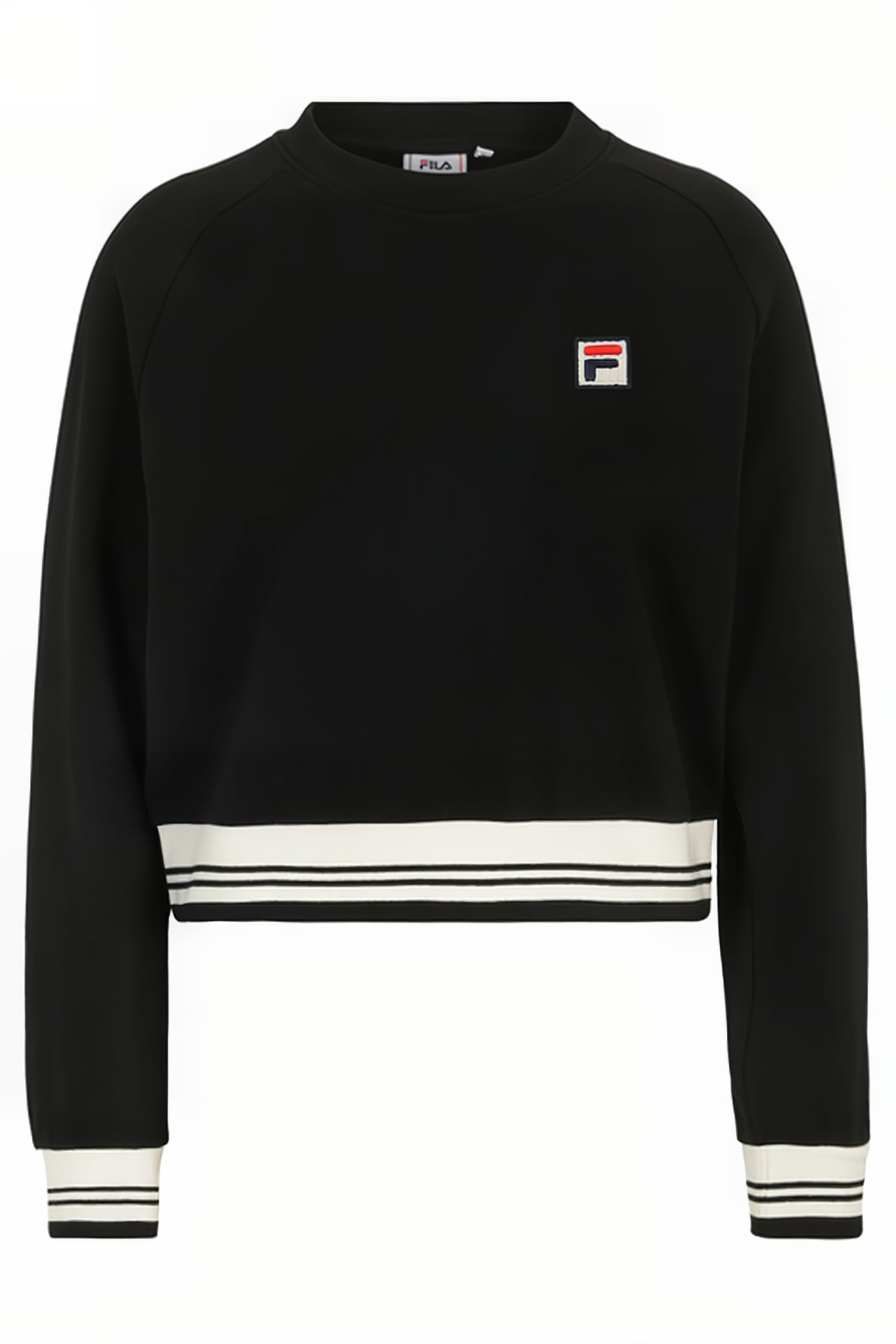 LARAMIE CROPPED CREW SWEAT BLACK 4