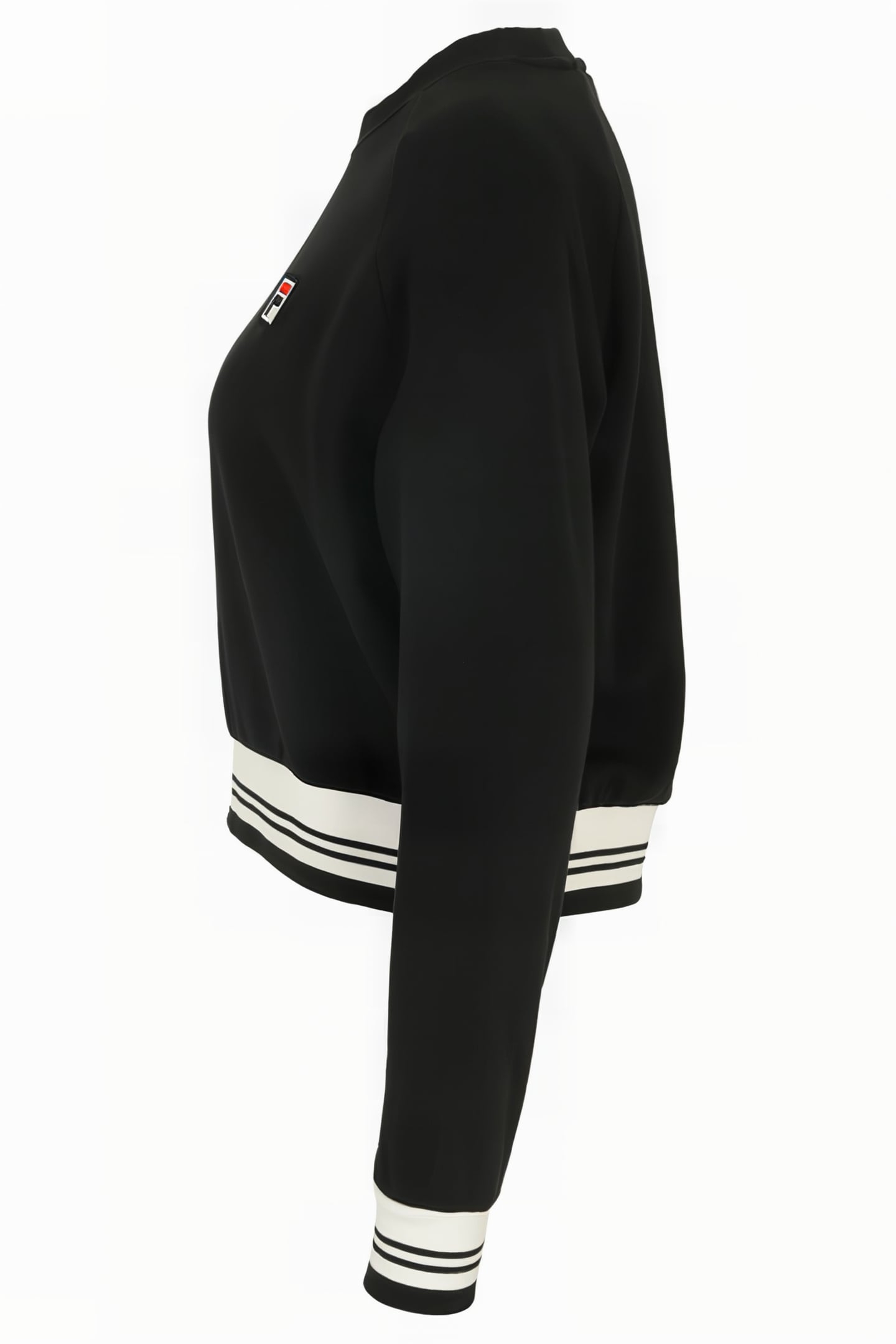 LARAMIE CROPPED CREW SWEAT BLACK 6