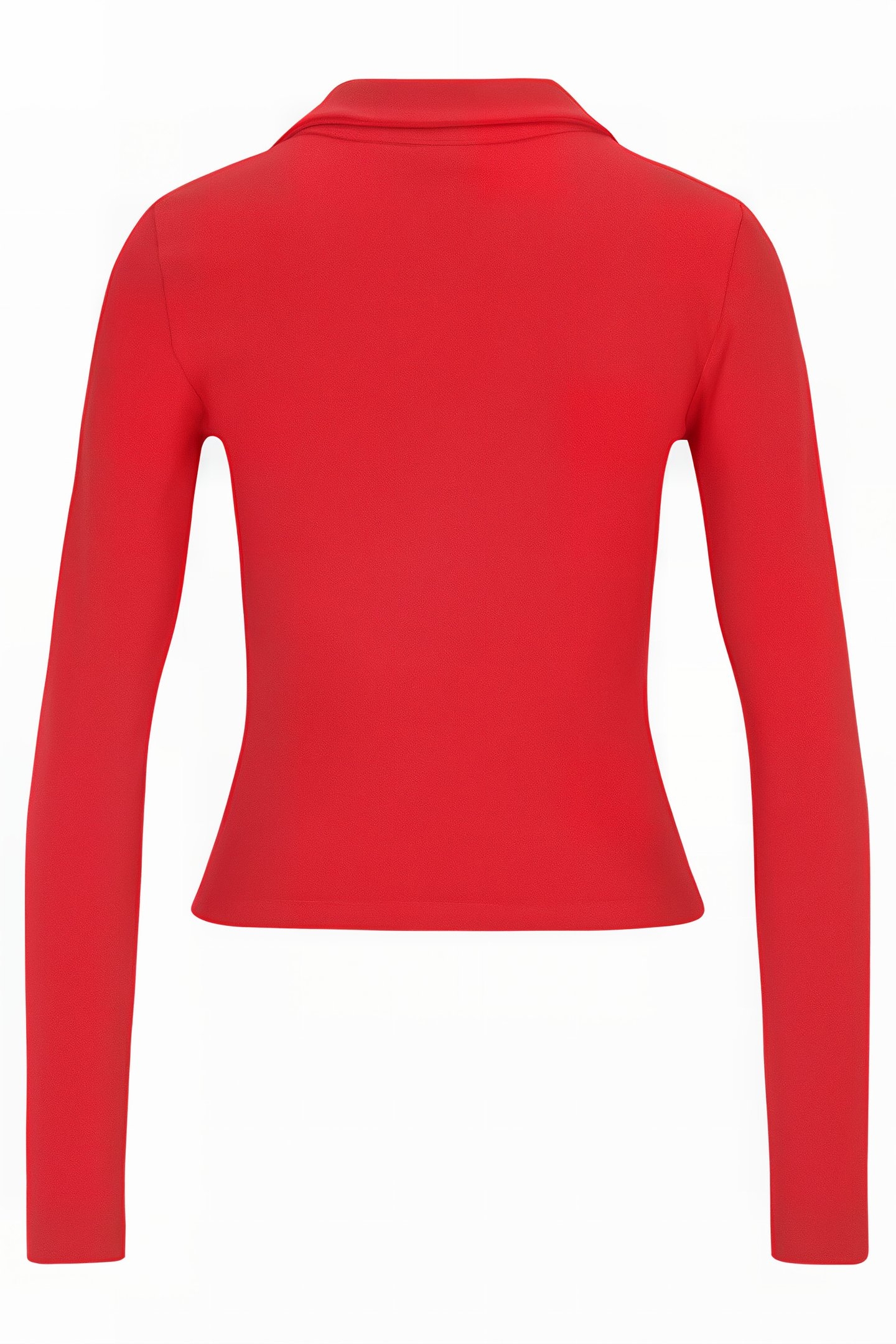 LEE LONGSLEEVE POLO SHIRT TRUE RED 5