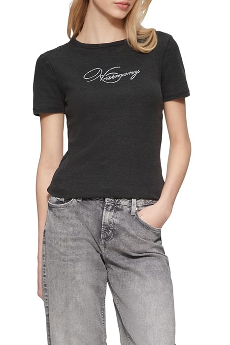 S.OLIVER-QS T-SHIRTS BLACK 1