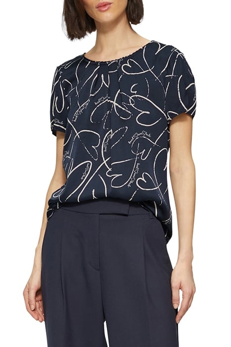 S.OLIVER BLOUSES MARINE-BLUE 1