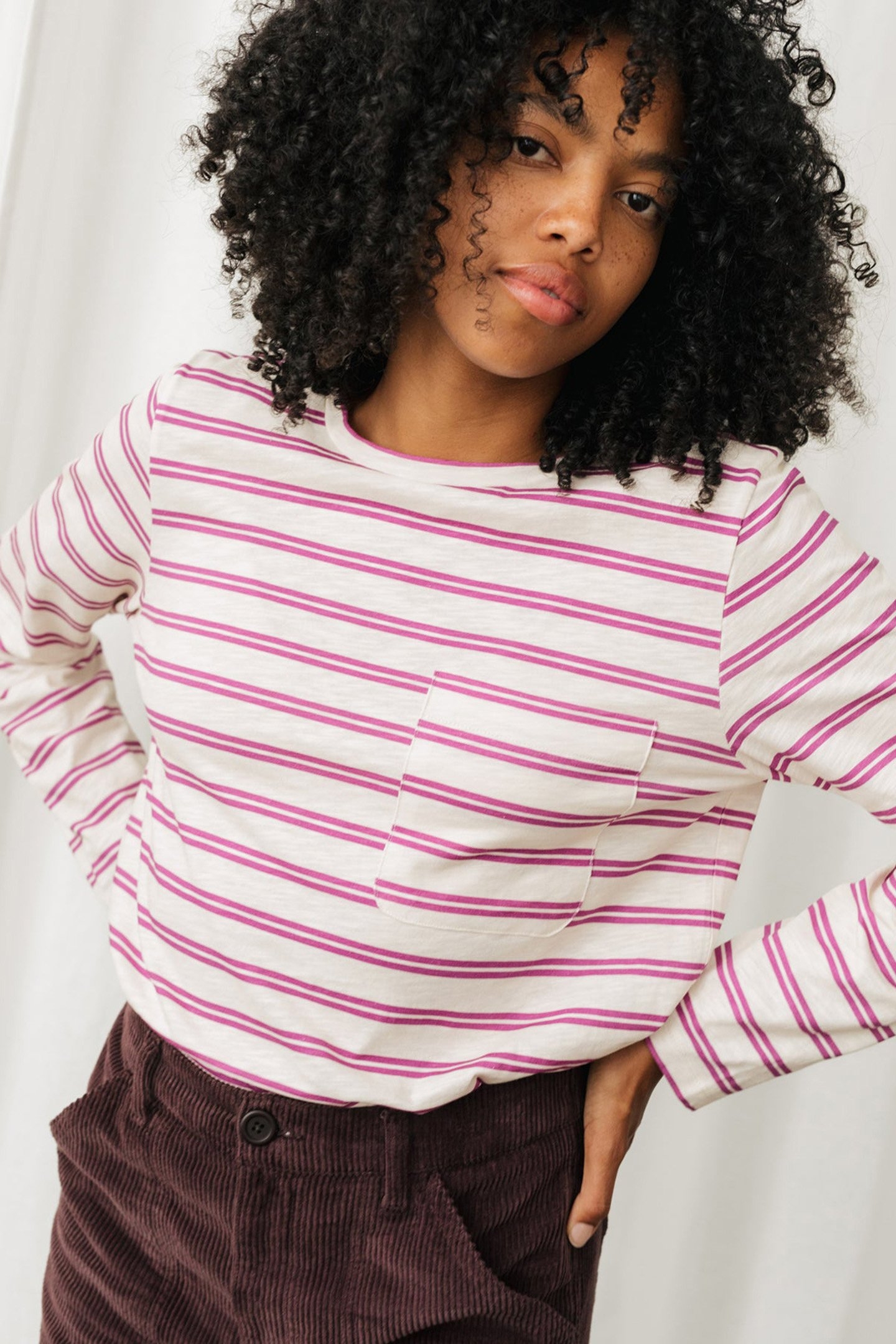 KILKEEL - RASPBERRY STRIPES 4