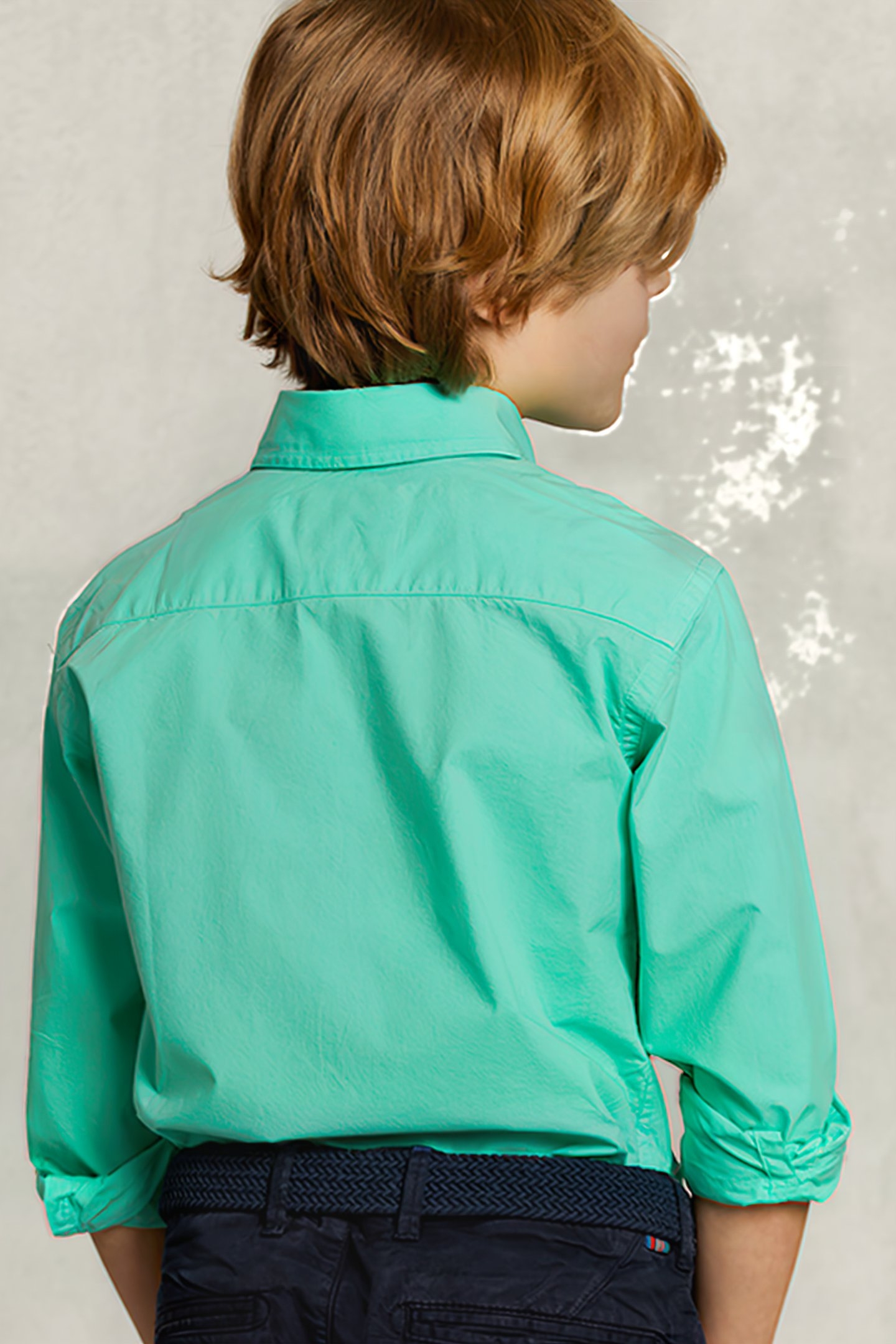 CUSTOM FIT POPLIN SHIRT GINFIZZ GREEN 2