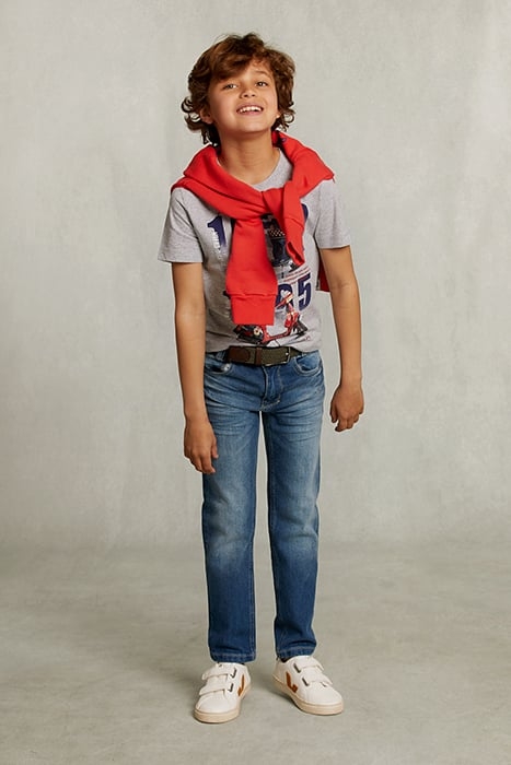 NORMAL FIT BASIC T-SHIRT GREY 3