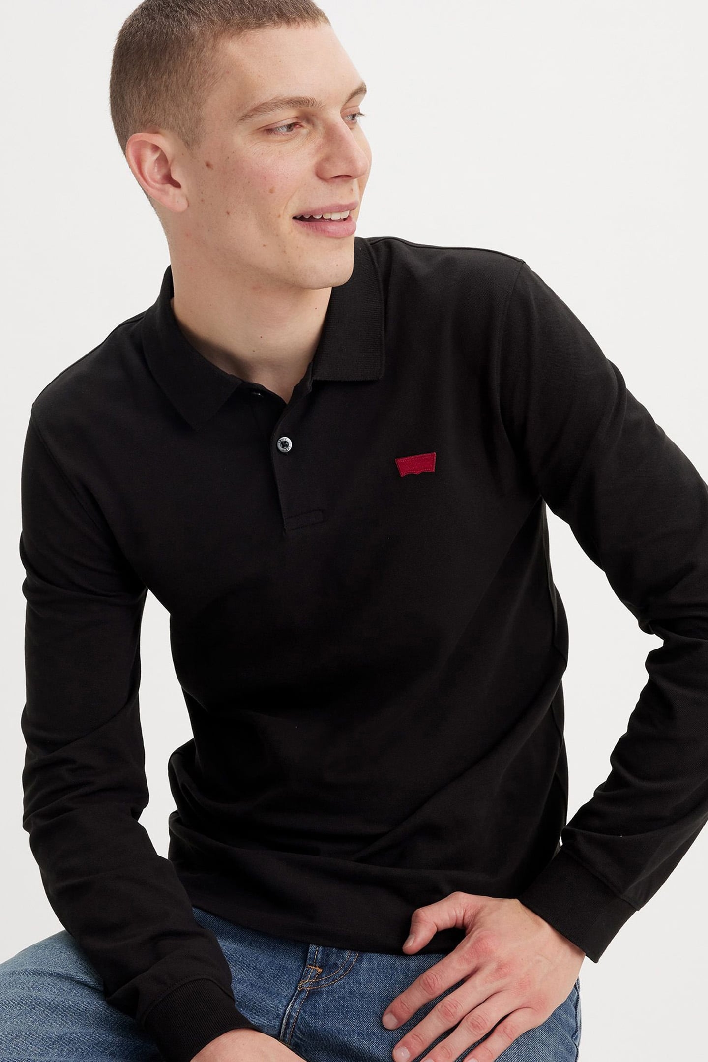 LONG SLEEVE SLIM HOUSEMARK POLO 5