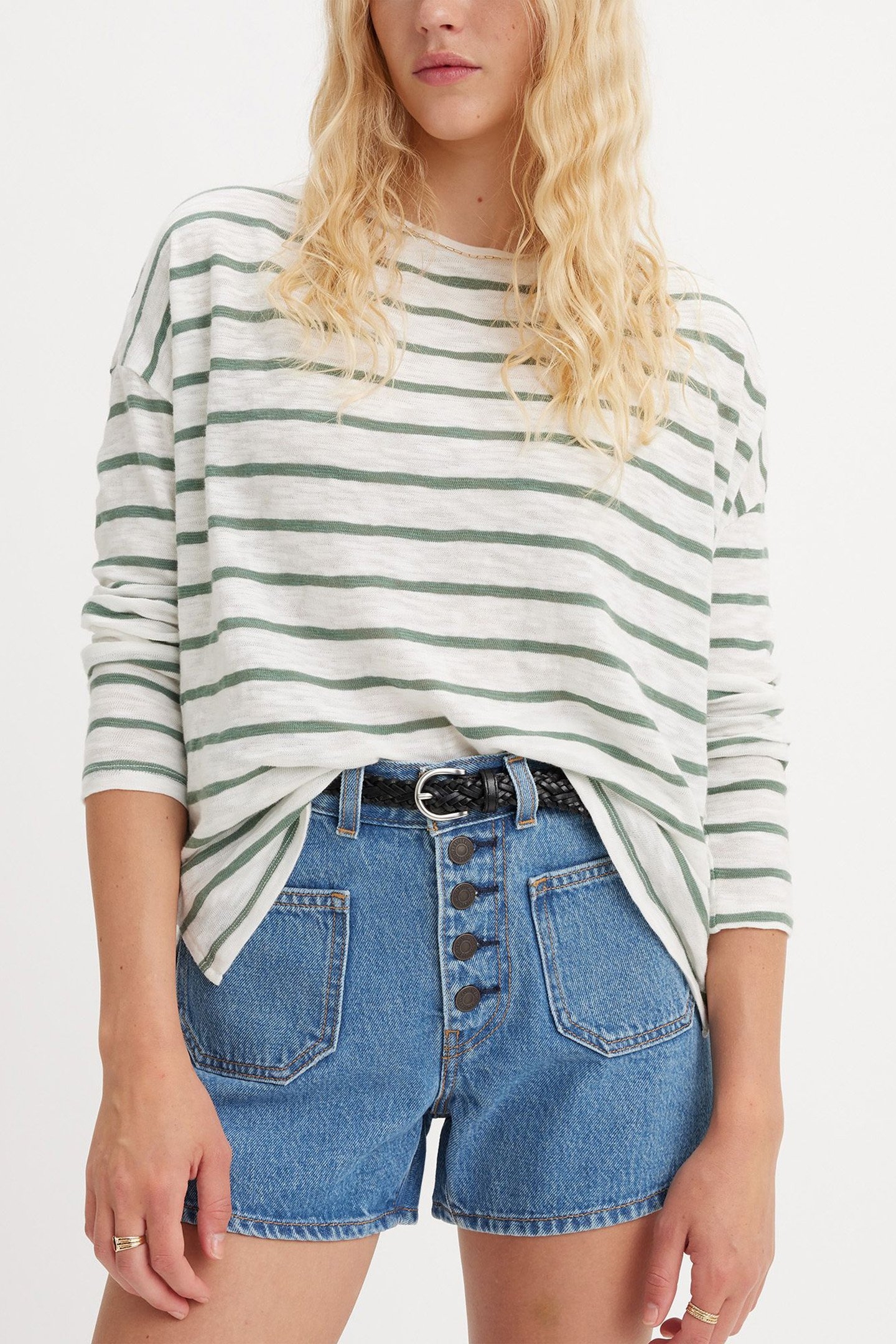 80'S PATCH POCKET MOM SHORTS 6