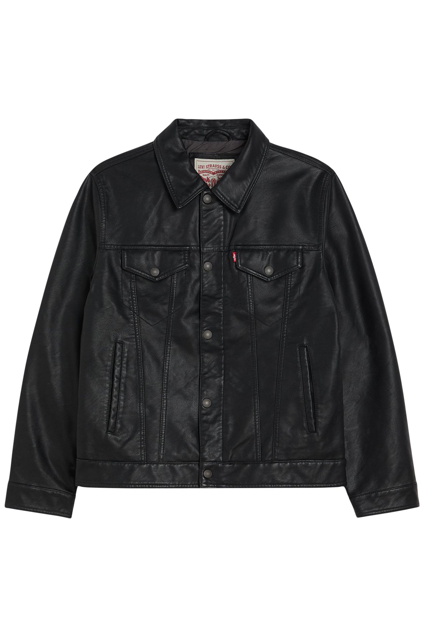 FAUX LEATHER TRUCKER JACKET 3