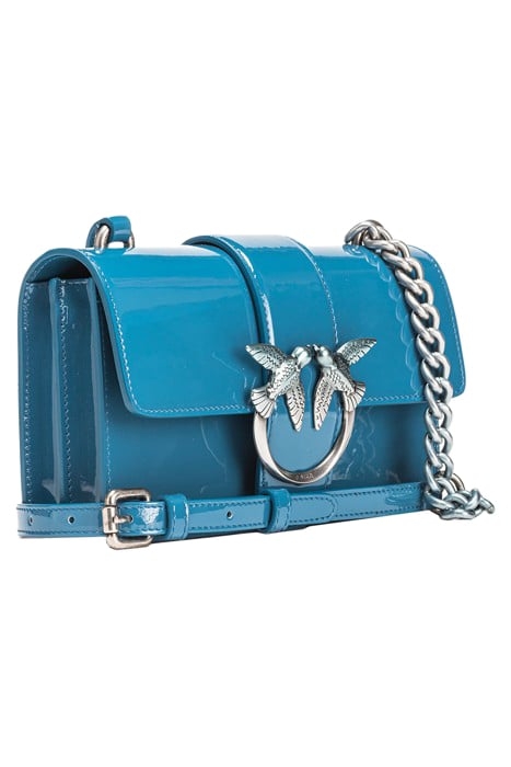 LOVE ONE MINI CL PELLE SFUMATA TEAL-OLD SILVER 2