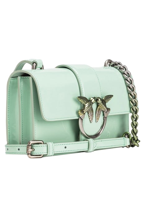 LOVE ONE MINI CL PELLE SFUMATA PASTEL GREEN-OLD SILVER 3