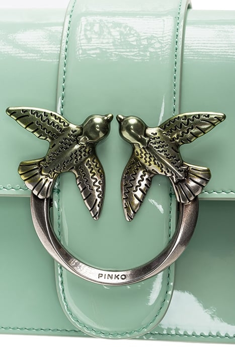 LOVE ONE MINI CL PELLE SFUMATA PASTEL GREEN-OLD SILVER 4