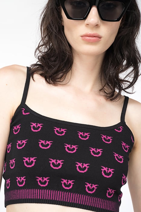 COBO TANK TOP MULTICOLOR PRINT BLACK/FUCHSIA 5