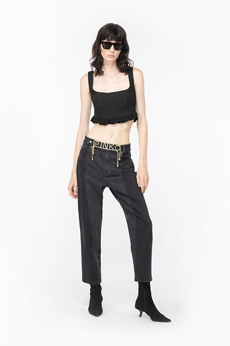 TOPOGIGIO TANK TOP BLACK 1