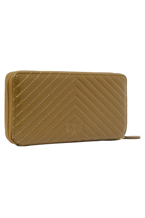 RYDER ZIP AROUND SHEEP NAPPA C PLANTATION-ANTIQUE GOLD 2