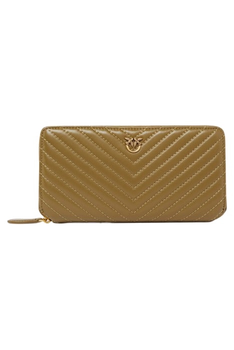 RYDER ZIP AROUND SHEEP NAPPA C PLANTATION-ANTIQUE GOLD 1