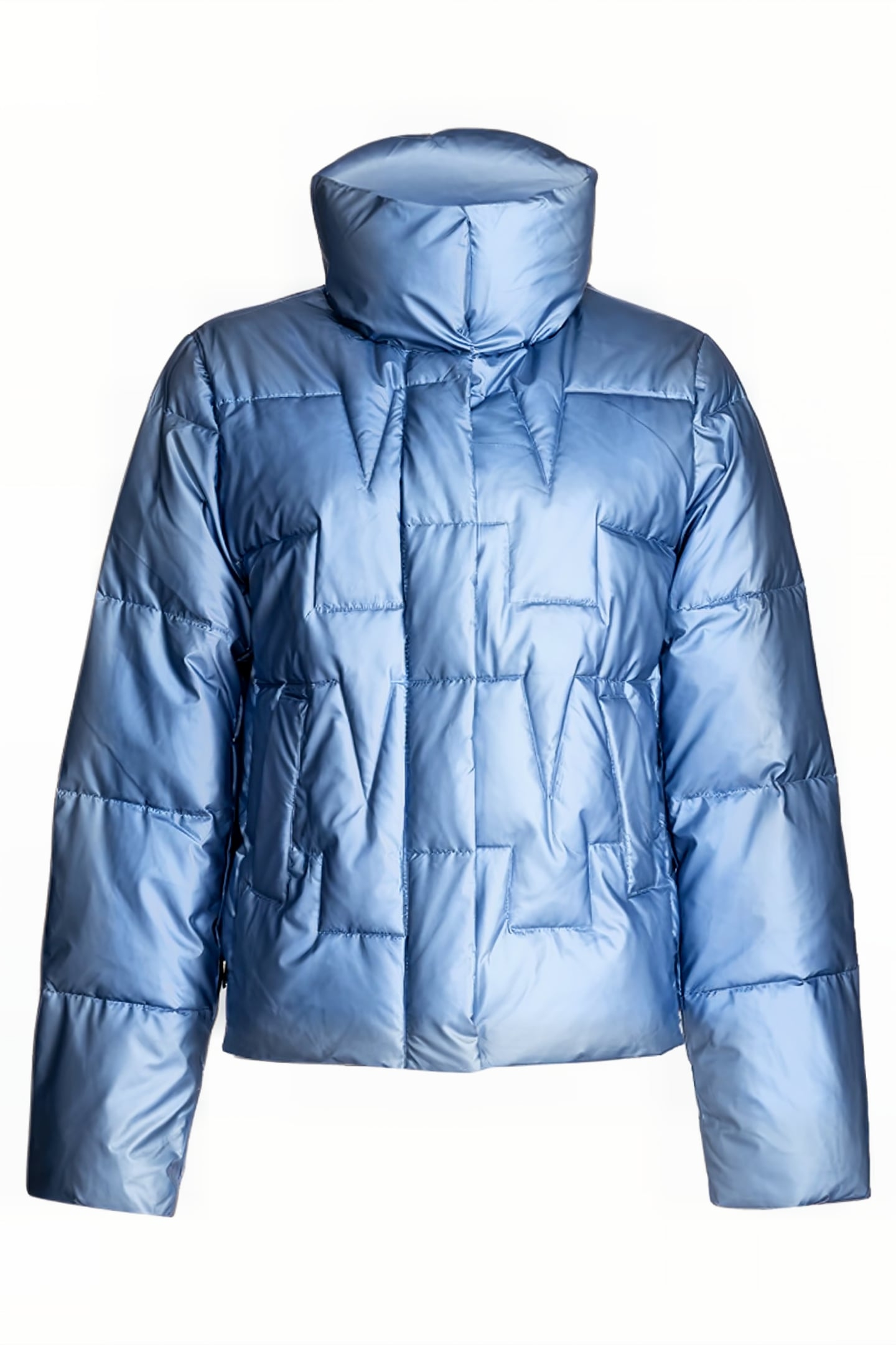 LENTO QUILTED JACKET AZURE - GLOSSY LAVANDER 1
