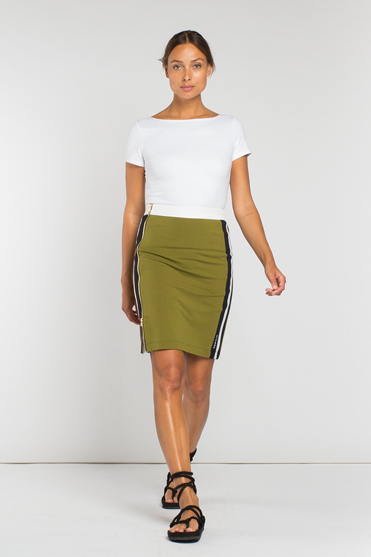 SKIRT RIPPLE NYLON PALMIER 1