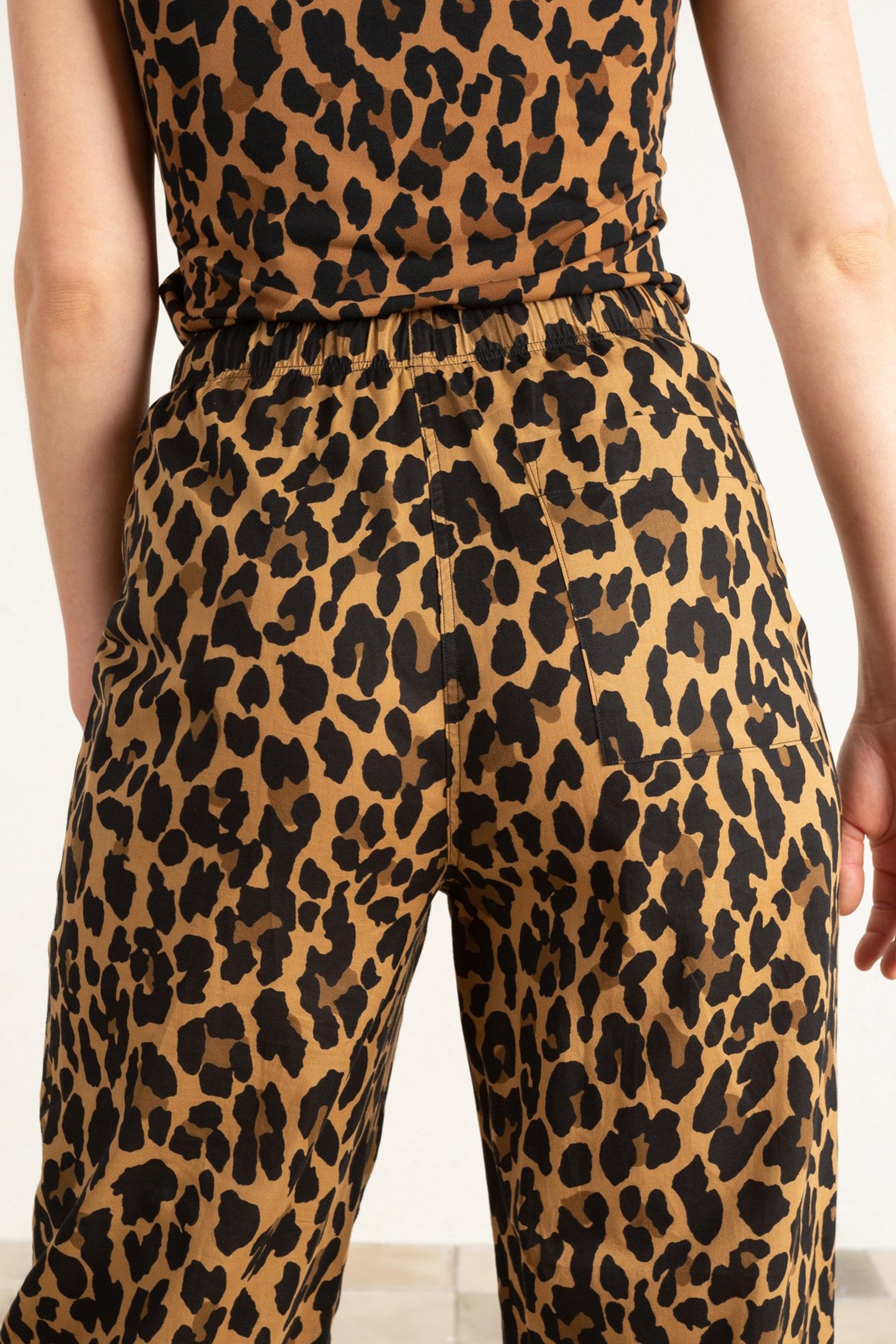 PUFF PANTS LEO NEW CAMEL/BLACK 5