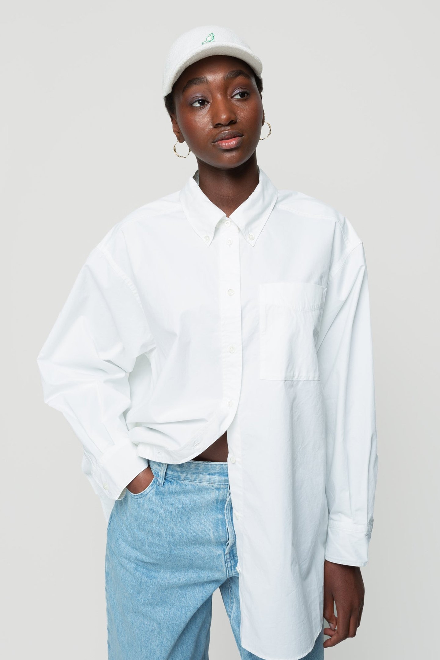BLOUSE CLASSIC BUTTONDOWN WHITE 1
