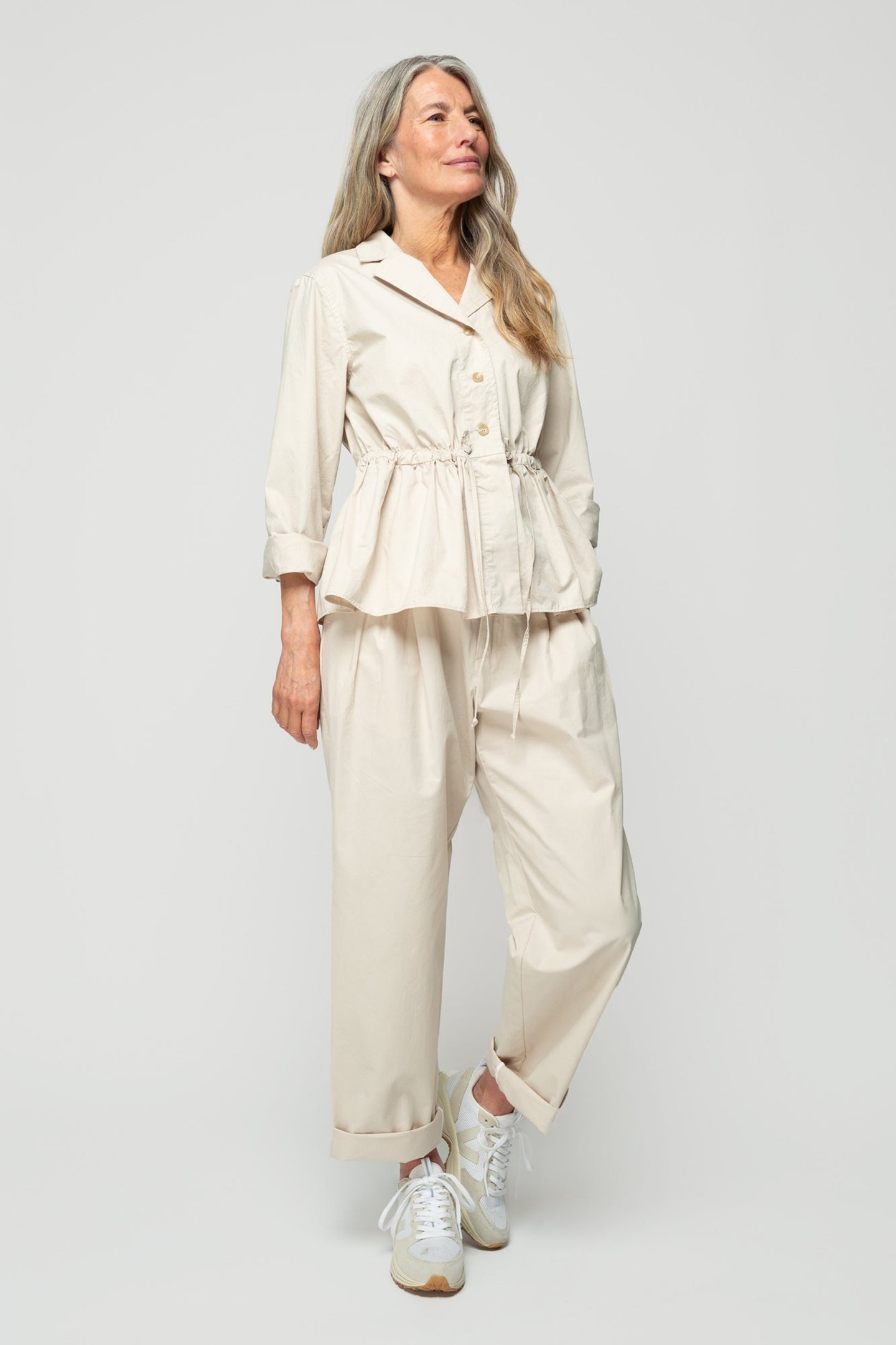 PANTS SATIN COTTON CHINO FINE DE CLAIRE 4