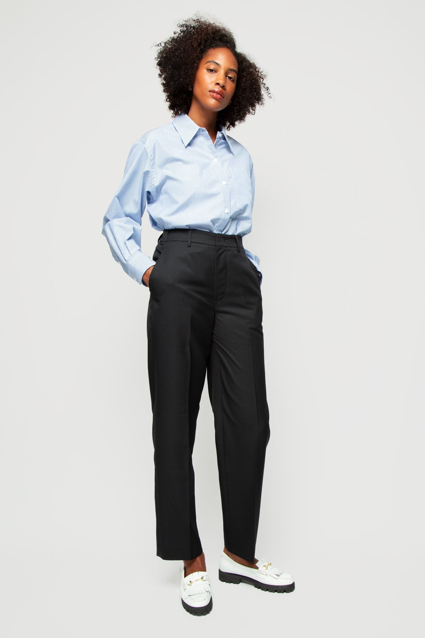 PANTS STRONG WOOL BOY CHINO BLACK 2