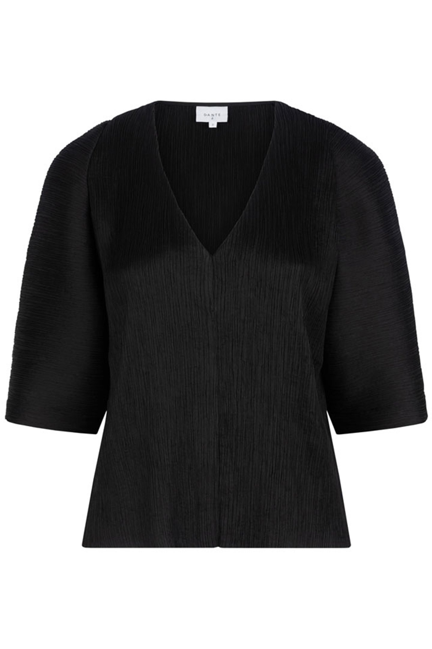 RAQUEL PLEATED TOP RAVEN 2