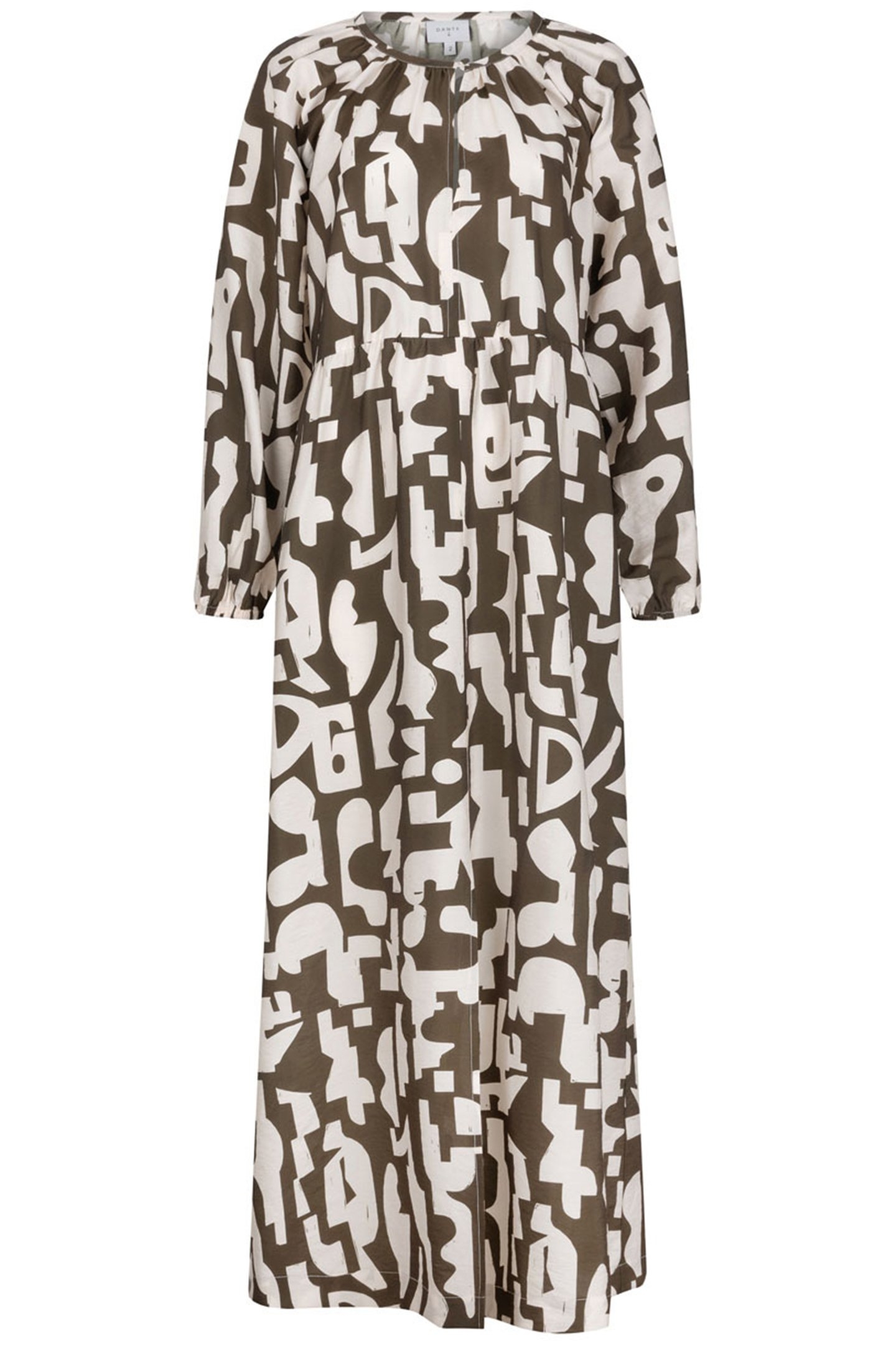 NIRIMI PRINTED MAXI DRESS JUNGLE LEAF 1