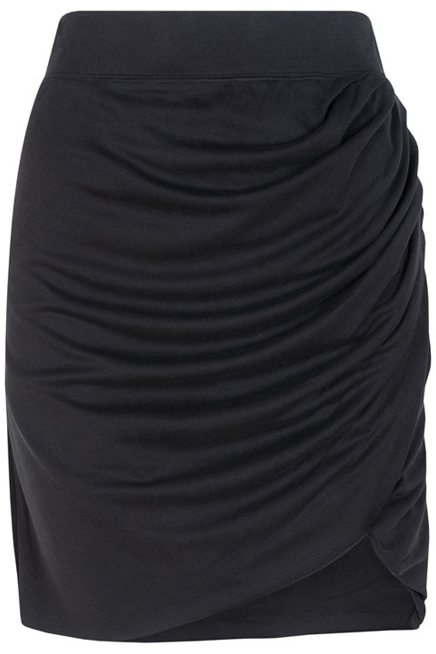 TALIE DRAPEY PLEATED SKIRT WASHED BLACK 3