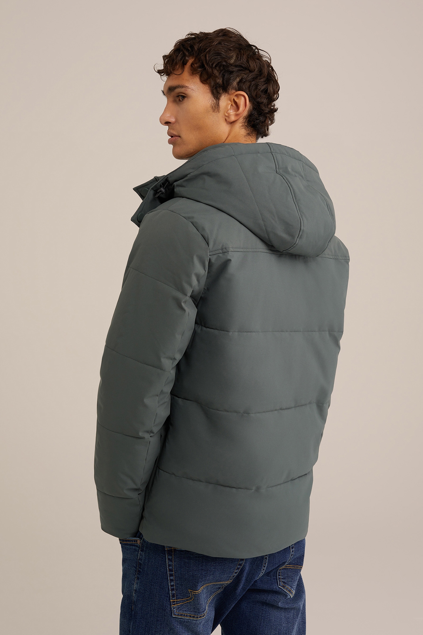 JACKET NORMAL LENGTH GREYISH GREEN 2